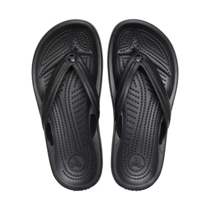 Šlepetės per pirštą Crocs Crocband Flip juodos 11033 0DD