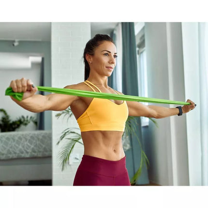 SMJ Sport fitnesas lengvo pasipriešinimo juosta 0.35 mm EX035