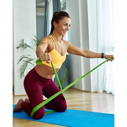 SMJ Sport fitnesas lengvo pasipriešinimo juosta 0.35 mm EX035