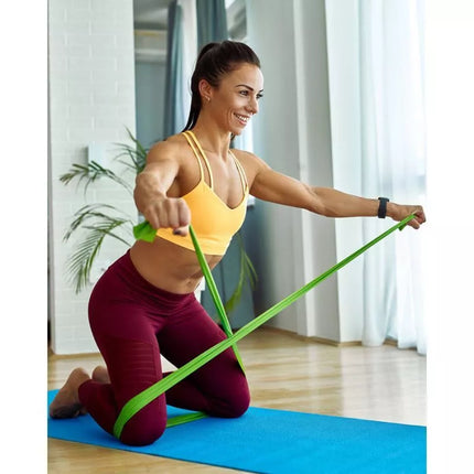 SMJ Sport fitnesas lengvo pasipriešinimo juosta 0.35 mm EX035
