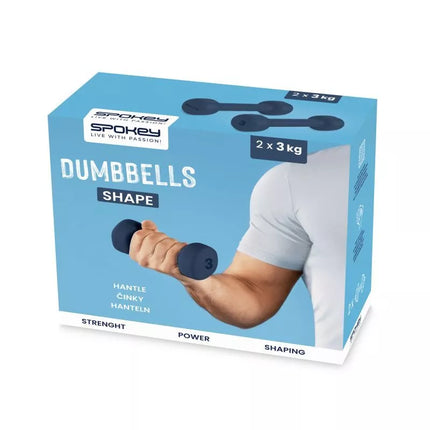 Spokey Shape hanteliai SPK-943103 2 x 3 kg