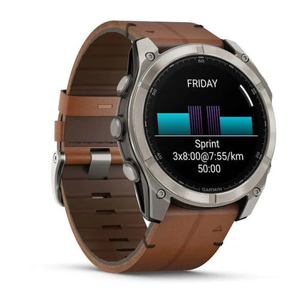 Sportinis laikrodis Garmin Fenix 8 Amoled 51mm Sapphire, grafito ir anglies pilkos spalvos