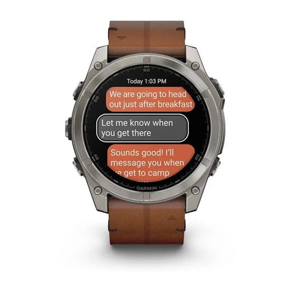 Sportinis laikrodis Garmin Fenix 8 Amoled 51mm Sapphire, grafito ir anglies pilkos spalvos