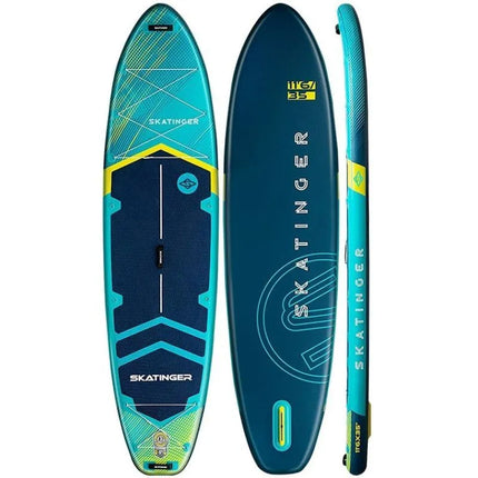 SUP irklentė SKATINGER Prana šviesiai mėlyna 350x89x15 joga