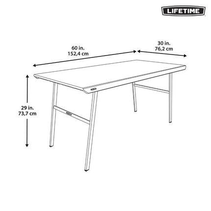 Surenkamas stalas Lifetime 152 cm 80957