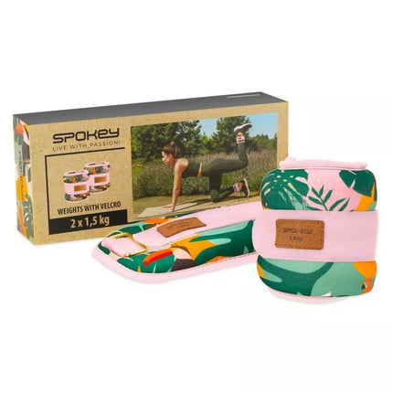 Svoriai čiurnoms ir riešams HOME JUNGLE 2x 1,5 kg Spokey