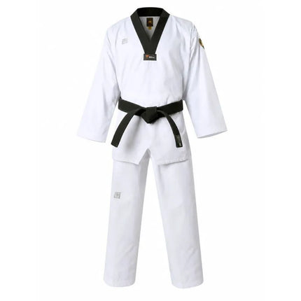 Taekwondo apranga (dobok) MTX 2 juoda – patvirtinta Pasaulio taekwondo federacijos (WT) | MOOTO