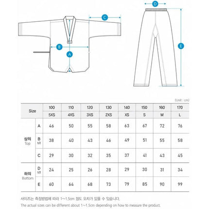 Taekwondo dobok - standartinis (WT) | MOOTO