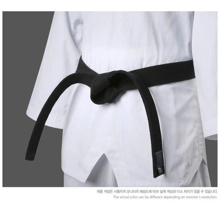 Taekwondo kovotojo juodas diržas 4,5 cm | MOOTO