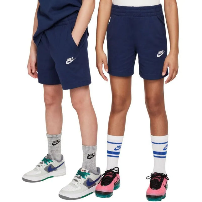 Tamsiai mėlyni vaikiški šortai „Nike Sportswear Club“ FZ5512 410