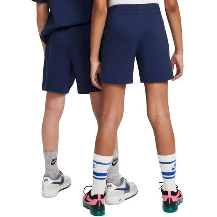 Tamsiai mėlyni vaikiški šortai „Nike Sportswear Club“ FZ5512 410