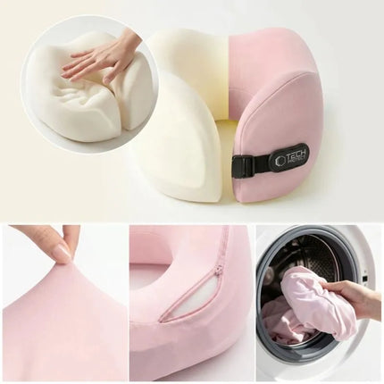 Tech-Protect ComfortRest kelioninė pagalvė – rožinė