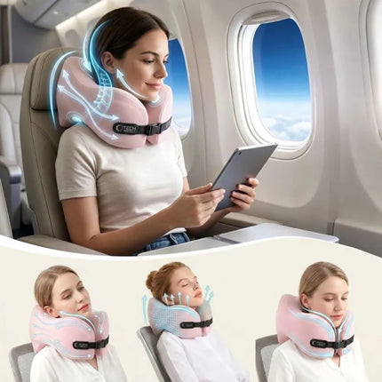 Tech-Protect ComfortRest kelioninė pagalvė – rožinė