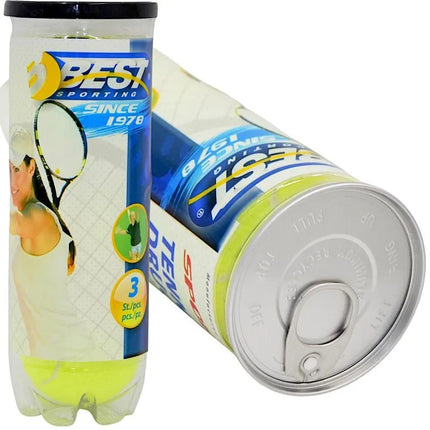 TENISO KAMUOLIUKŲ RINKINYS 3 VNT. BEST SPORTING