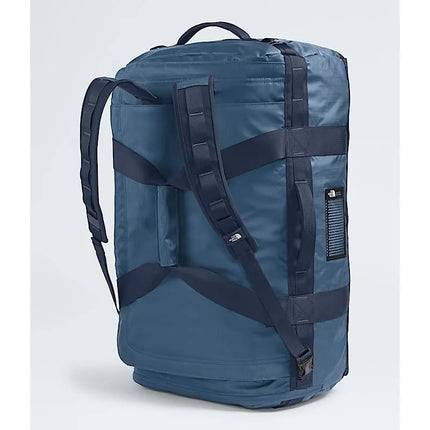 The North Face Base Camp Voyager kelioninis krepšys, 62 l, perdirbtas plastikas, termoplastiniai poliuretano elastomerai (TPU), mėlynas