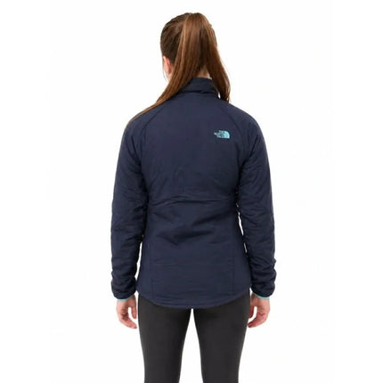 The North Face moteriška vėjui nepralaidi striukė žygiams, šviesiai mėlyna
