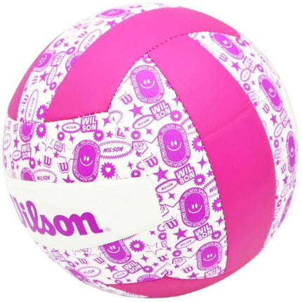 TINKLINIO kamuolys WILSON STAMP VB, VIOLETINIS / BALTAS