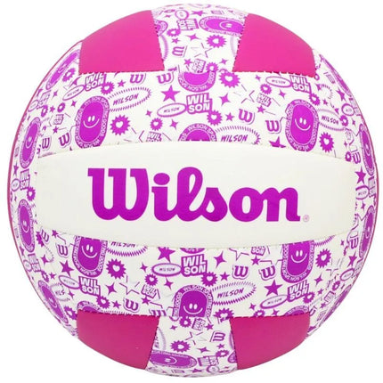 TINKLINIO kamuolys WILSON STAMP VB, VIOLETINIS / BALTAS