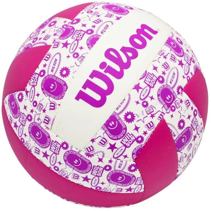 TINKLINIO kamuolys WILSON STAMP VB, VIOLETINIS / BALTAS