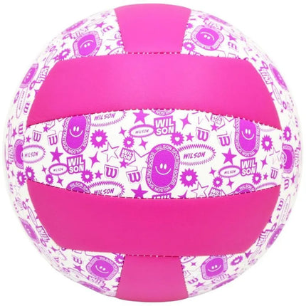 TINKLINIO kamuolys WILSON STAMP VB, VIOLETINIS / BALTAS