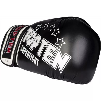 TOP TEN RTT-10 SUPERFIGHT 3000 STARS Bokso pirštinės (WAKO APPROVED naujos)