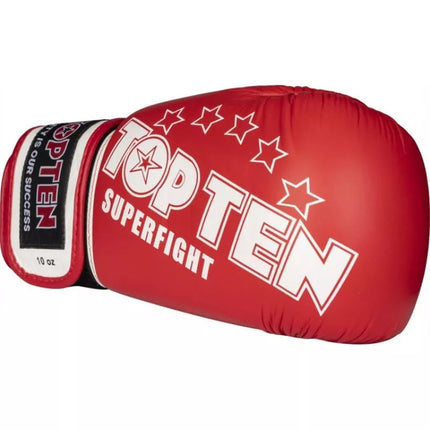 TOP TEN RTT-10 SUPERFIGHT 3000 STARS Bokso pirštinės (WAKO APPROVED naujos)