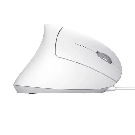 TRUST Verto ERGO vertikali ergonomiška balta pelė