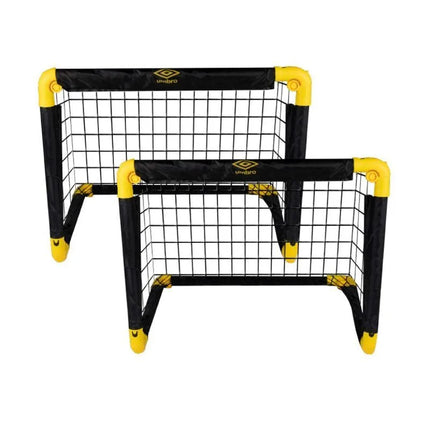 UMBRO FUTBOLO VARTŲ RINKINYS SU TINKLELIU, 2 VNT., 55x44x44 CM