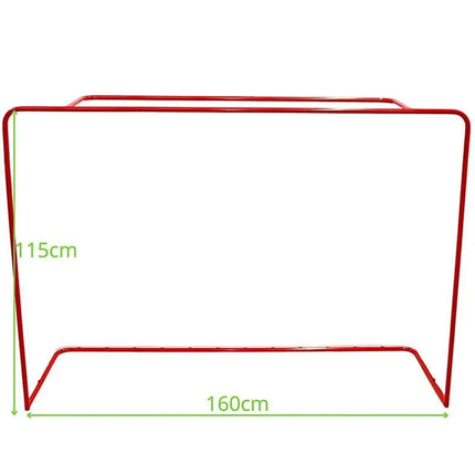 UNIHOC turnyriniai salės riedulio vartai 115x160 cm su tinklu ir kamuoliukų gaudytuvu