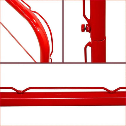 UNIHOC turnyriniai salės riedulio vartai 115x160 cm su tinklu ir kamuoliukų gaudytuvu