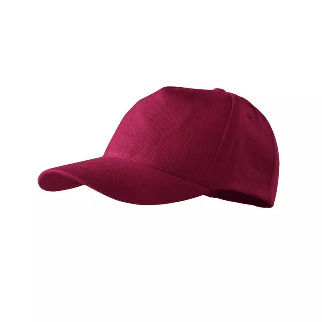 Unisex 5P kepuraitė (granato spalvos)