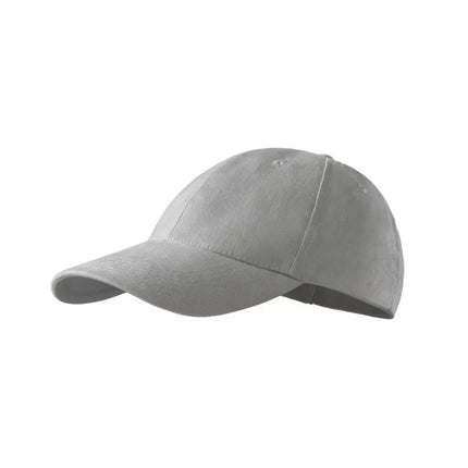Unisex 6 skydelių kepuraitė (Šviesiai pilka)