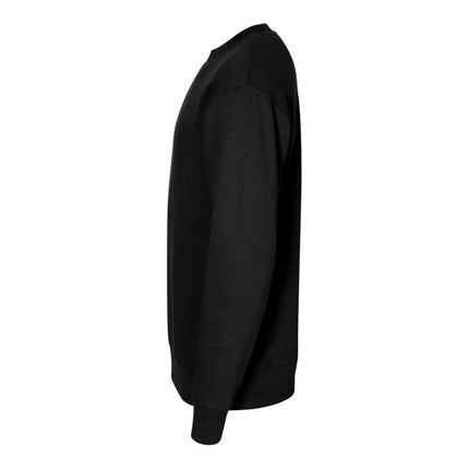 Unisex apvalios apykaklės bliuzonas (juodas)