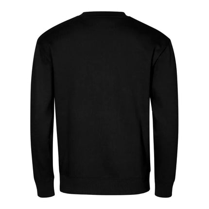 Unisex apvalios apykaklės bliuzonas (juodas)