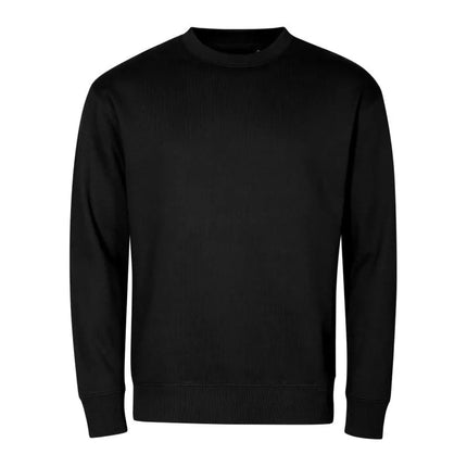 Unisex apvalios apykaklės bliuzonas (juodas)