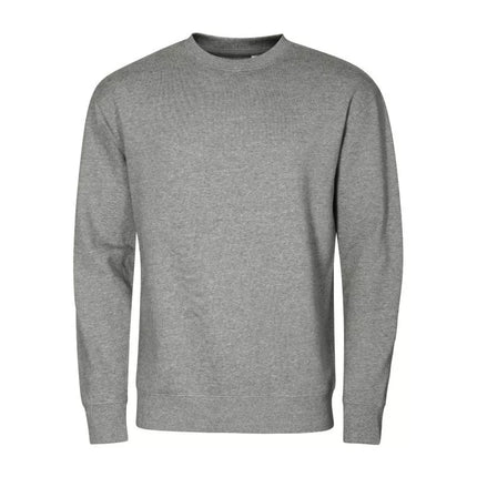 Unisex bliuzonas su apvalia apykakle (Tamsiai pilka melanžo)