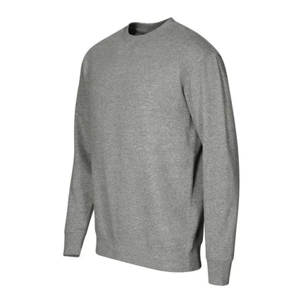 Unisex bliuzonas su apvalia apykakle (Tamsiai pilka melanžo)
