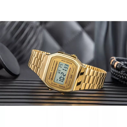 Unisex CASIO Retro Laikrodis A168WG-9EF + Dėžutė