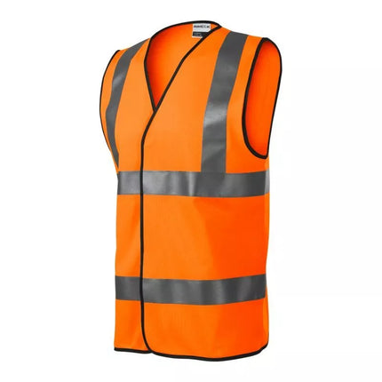 Unisex HV ryški atšvaitinė liemenė (fluorescencinė oranžinė)