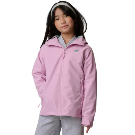 Vaikiška striukė 4F U0959 šviesiai violetinė 4FJWSS26TTJAU0959 52S