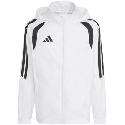 Vaikiška vėjo nepraleidžianti striukė adidas Tiro 26 League, balta, JY9722