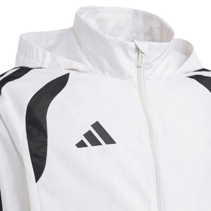 Vaikiška vėjo nepraleidžianti striukė adidas Tiro 26 League, balta, JY9722