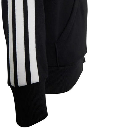 Vaikiškas „adidas“ „Juventus“ futbolo klubo džemperis su gobtuvu, juodas, KF9867