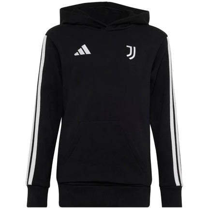 Vaikiškas „adidas“ „Juventus“ futbolo klubo džemperis su gobtuvu, juodas, KF9867