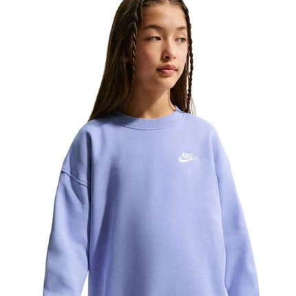 Vaikiškas džemperis Nike Sportswear Club Fleece, šviesiai violetinis, FD2923 569