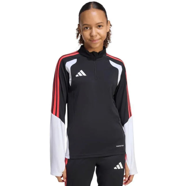Vaikiškas treninginis džemperis adidas Tiro 26 Competition, juodos, baltos ir raudonos spalvos, KC3783