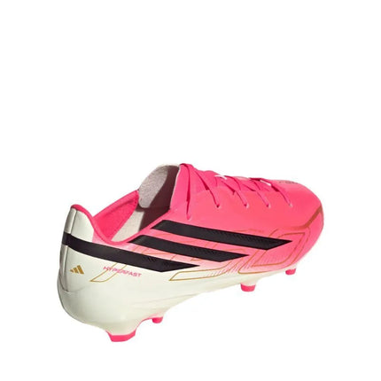 Vaikiški futbolo bateliai Adidas F50 Hyperfast League FG, rožiniai, HQ5161