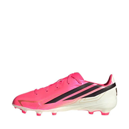 Vaikiški futbolo bateliai Adidas F50 Hyperfast League FG, rožiniai, HQ5161
