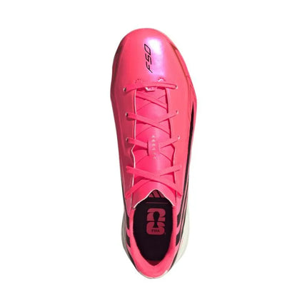 Vaikiški futbolo bateliai Adidas F50 Hyperfast League FG, rožiniai, HQ5161