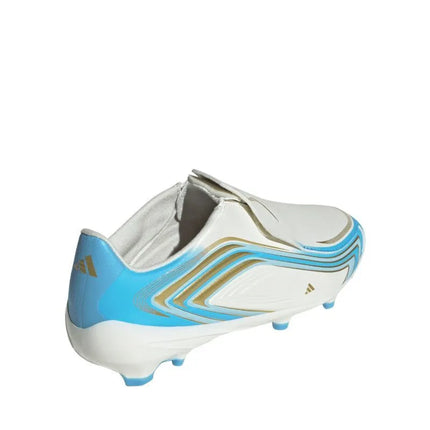 Vaikiški futbolo bateliai Adidas F50 Messi League LL FG, balti ir mėlyni, IH1907